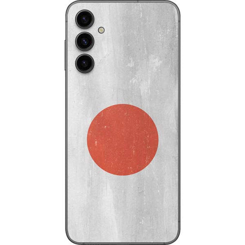Japanese Flag Distressed Galaxy A14 5G Skin